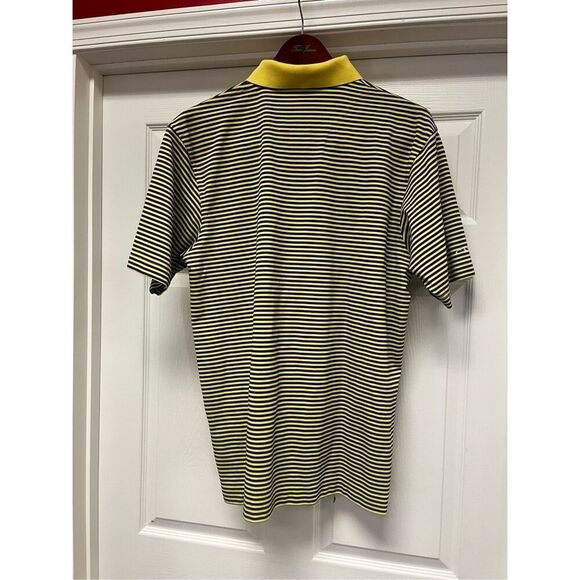 Cabo Shirt Company Polo Yellow & Black Stripe Sz L NWOT - Picture 5 of 8